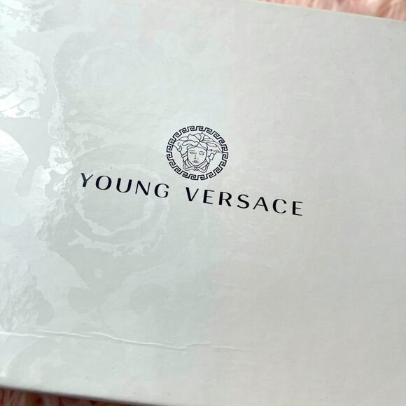 VERSACE Faux Fur Slide Sandal Young Versace Made in Italy - Size 31 - Picture 9 of 10